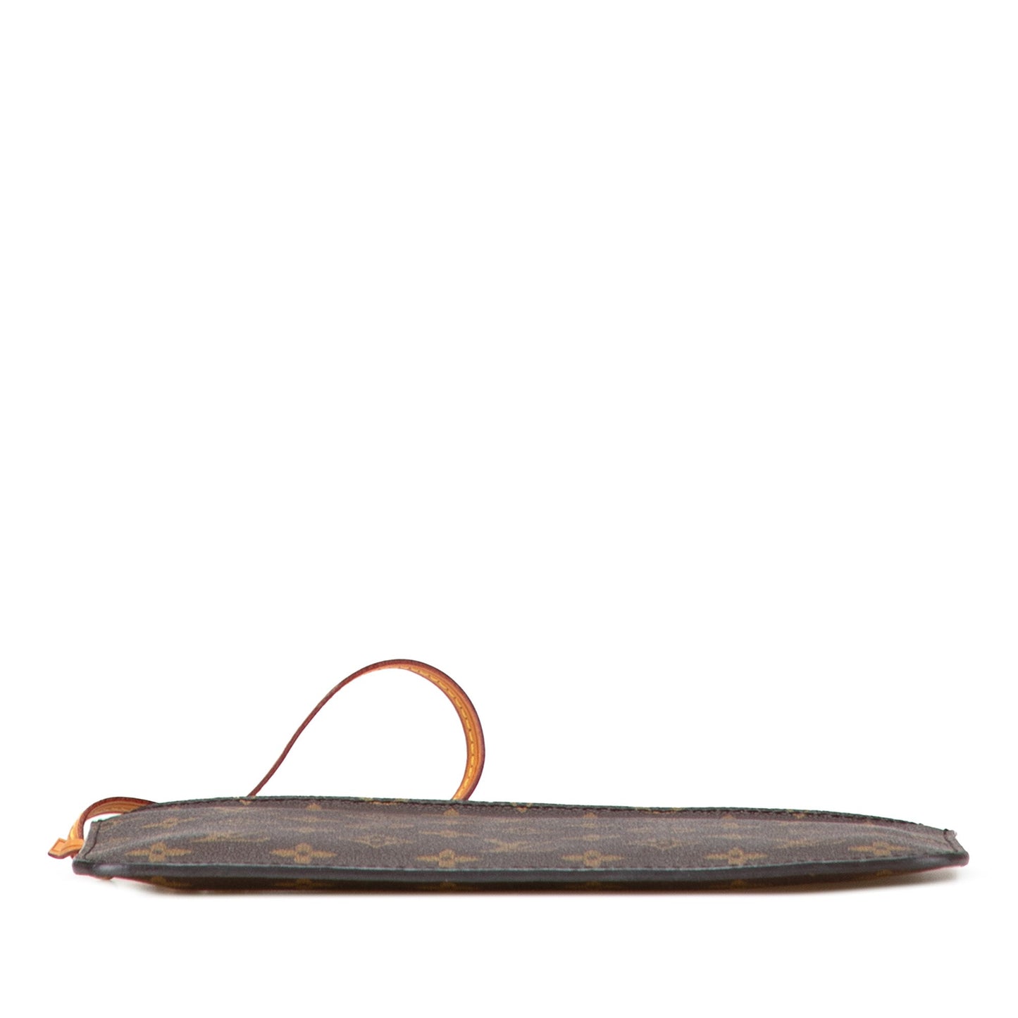 Brown Louis Vuitton Monogram Neverfull Pouch