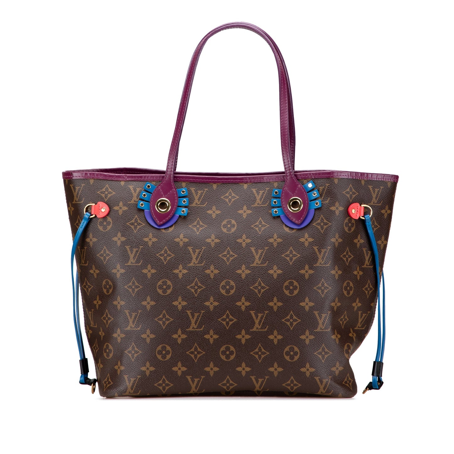 Brown Louis Vuitton Monogram Totem Neo Neverfull MM Tote Bag