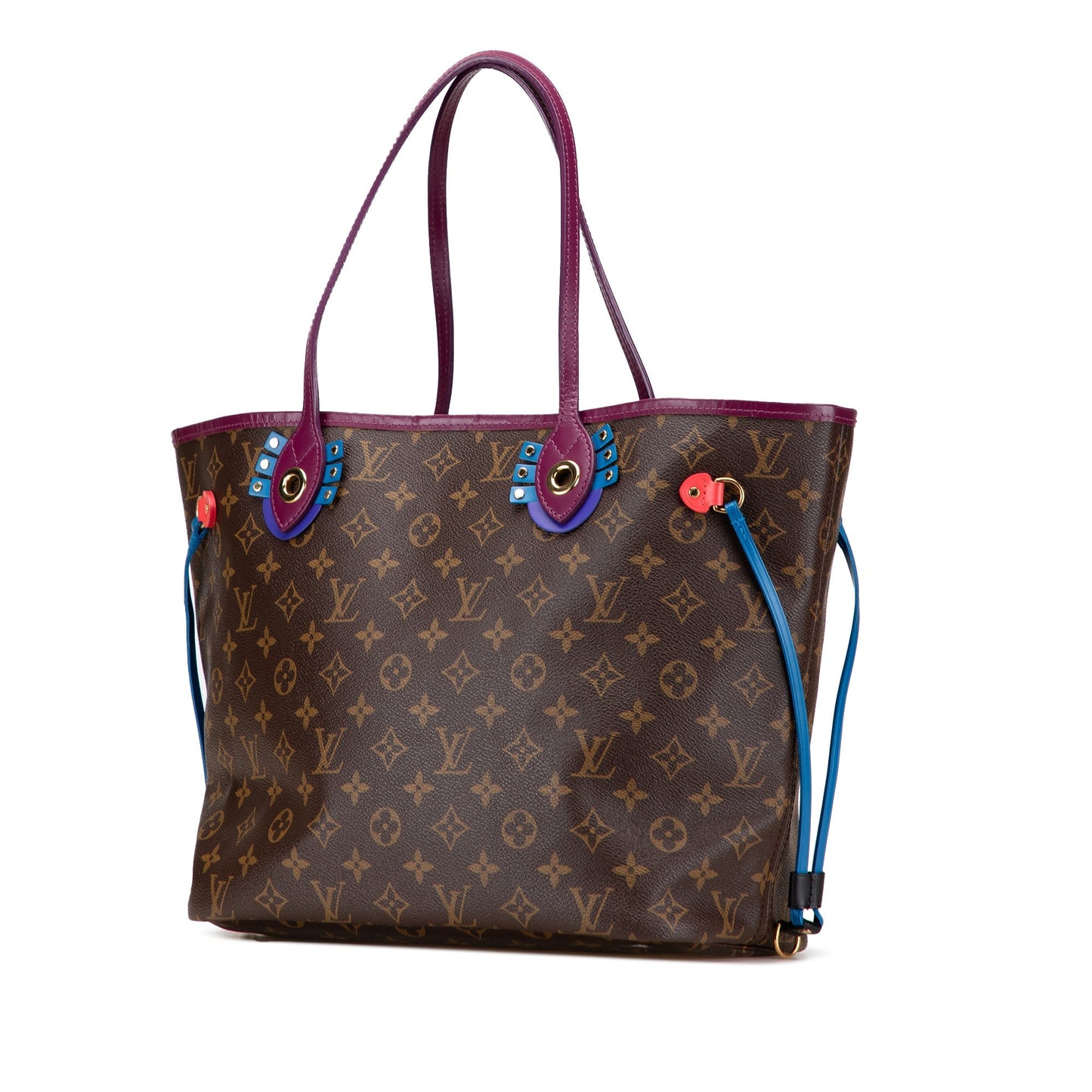 Brown Louis Vuitton Monogram Totem Neo Neverfull MM Tote Bag