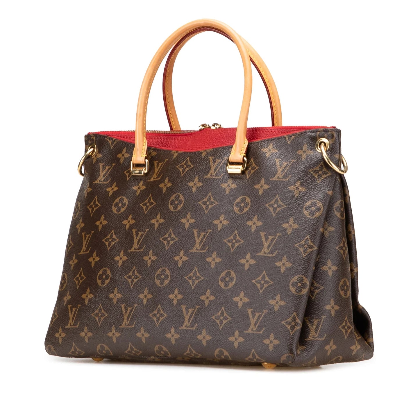 Brown Louis Vuitton Monogram Pallas MM Satchel