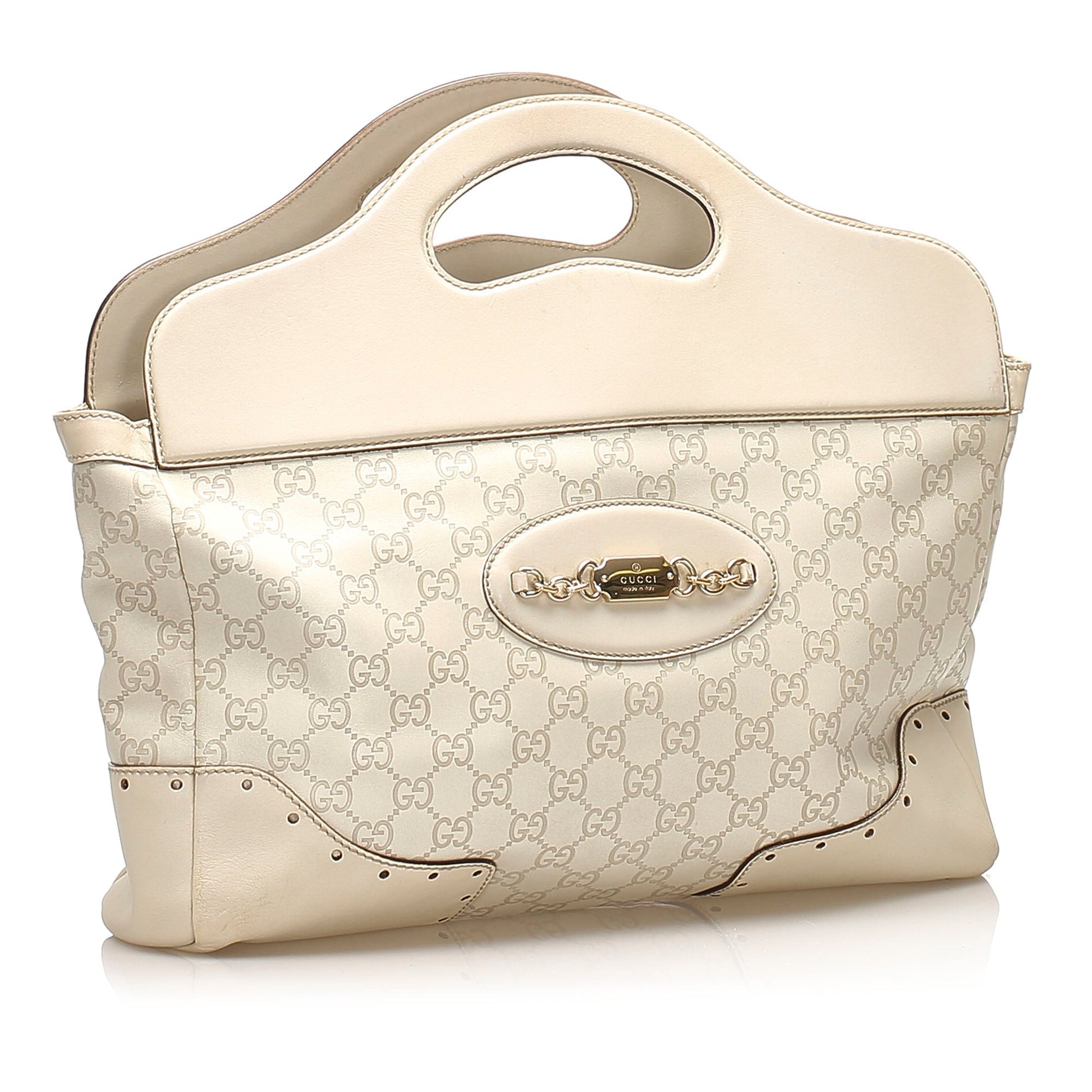 Gucci Leather Top Handle Shoulder Bag
