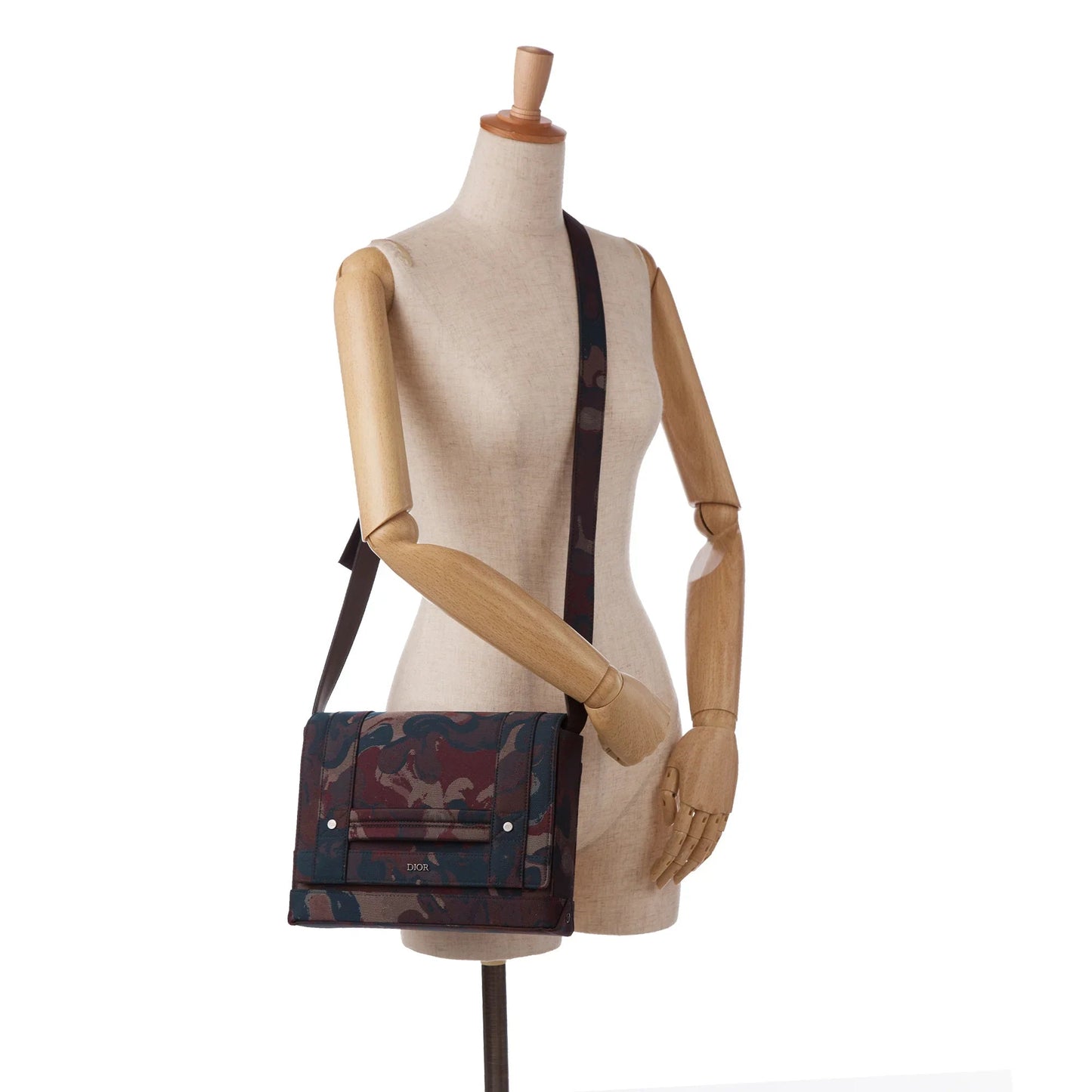 Brown Dior x Peter Doig Messenger Bag
