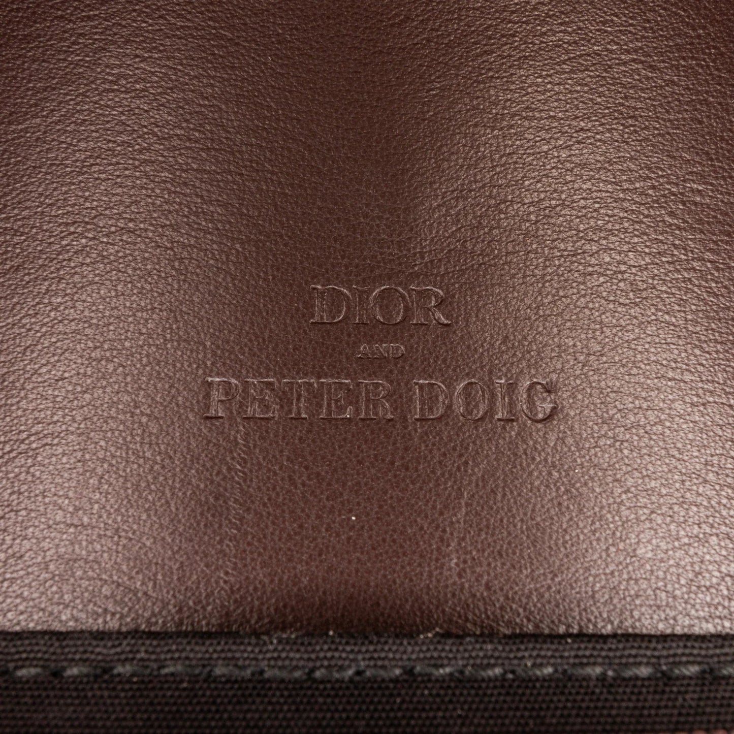 Brown Dior x Peter Doig Messenger Bag