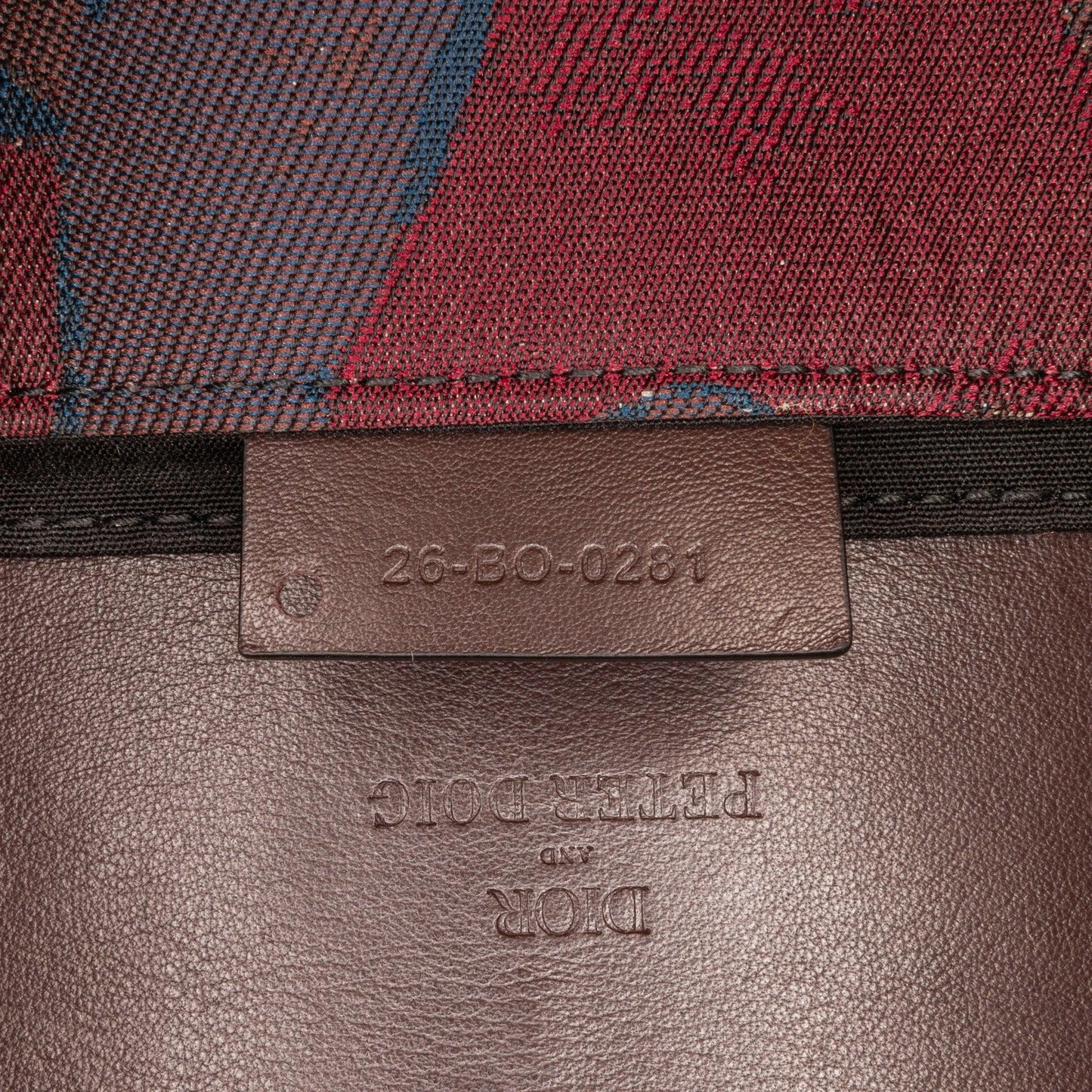 Brown Dior x Peter Doig Messenger Bag