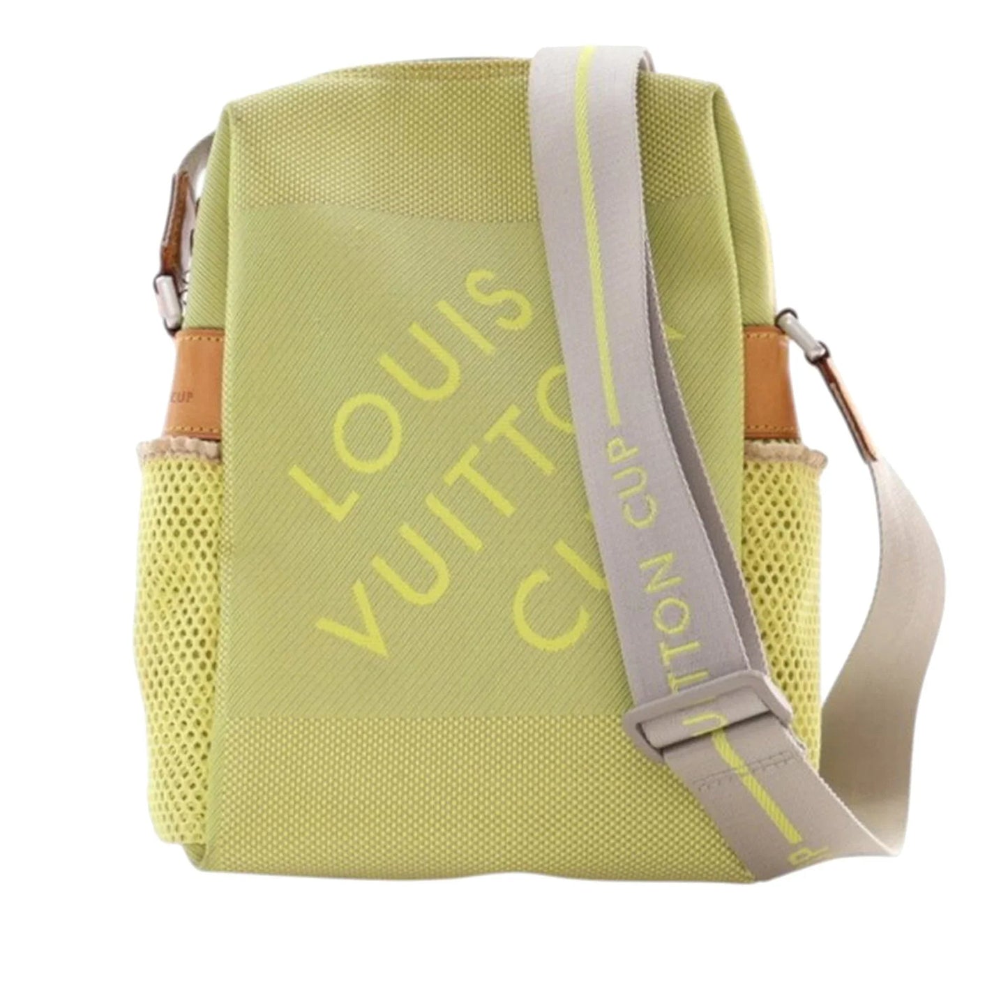 Green Louis Vuitton Damier Geant LV Cup Weatherly Crossbody Bag