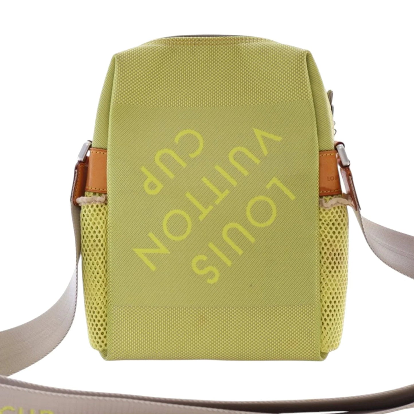 Green Louis Vuitton Damier Geant LV Cup Weatherly Crossbody Bag
