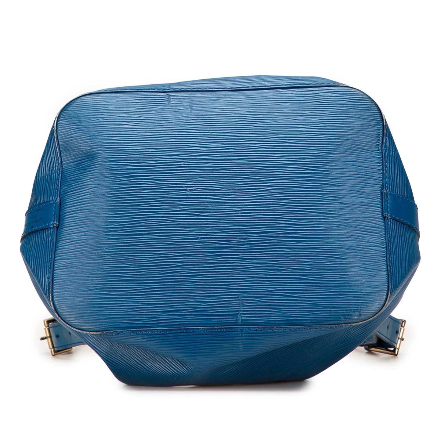 Blue Louis Vuitton Epi Petit Noe Bucket Bag