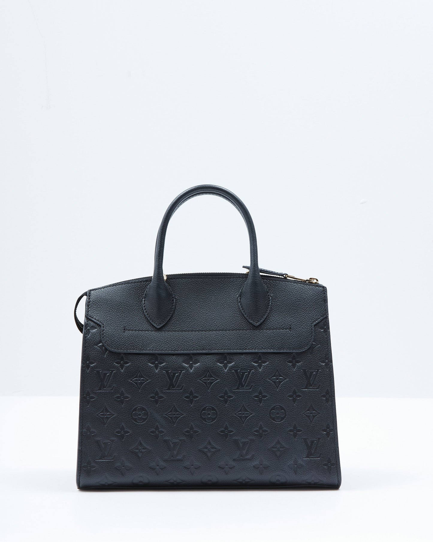 Louis Vuitton Black Monogram Empreinte Pont Neuf MM Bag