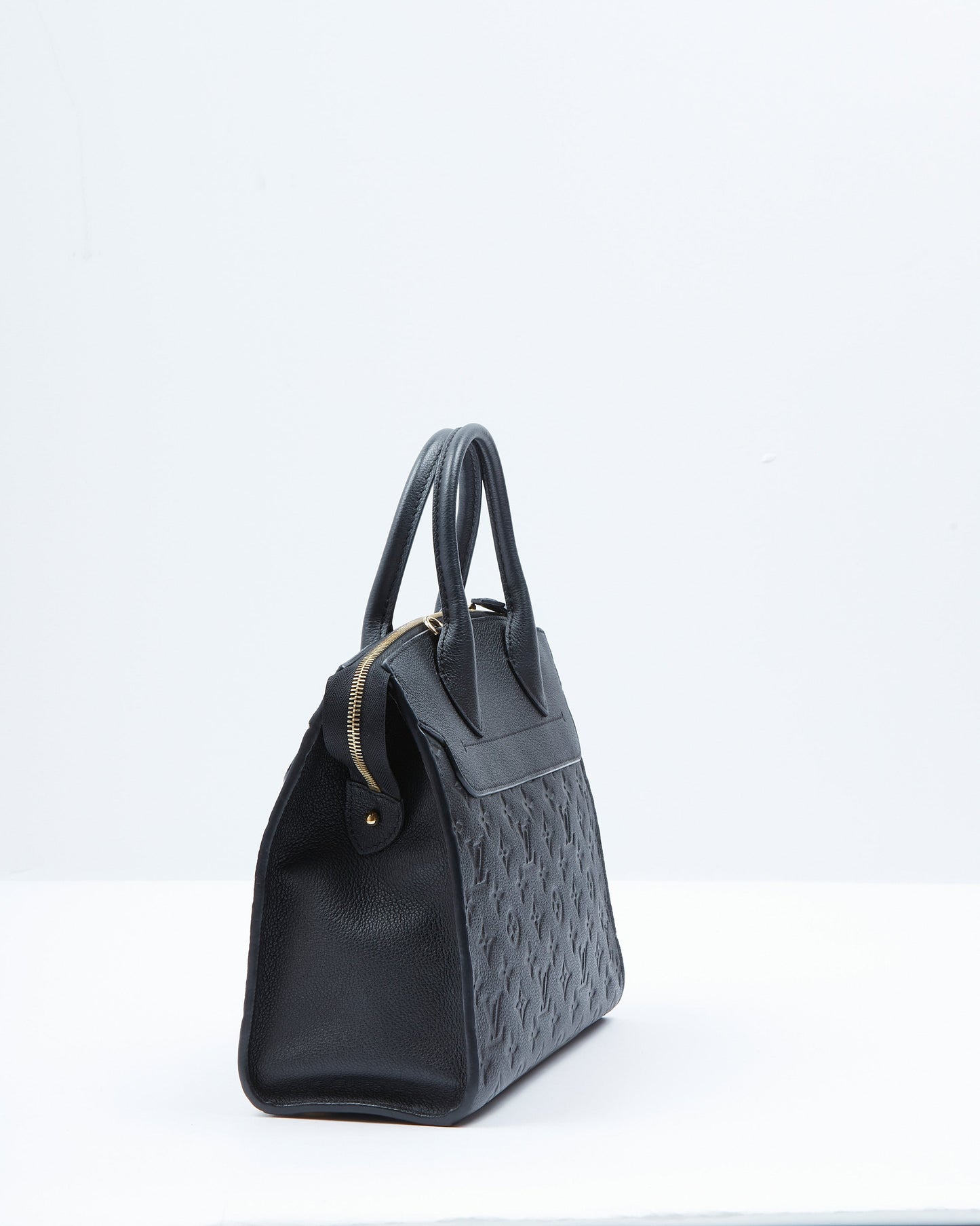 Louis Vuitton Black Monogram Empreinte Pont Neuf MM Bag