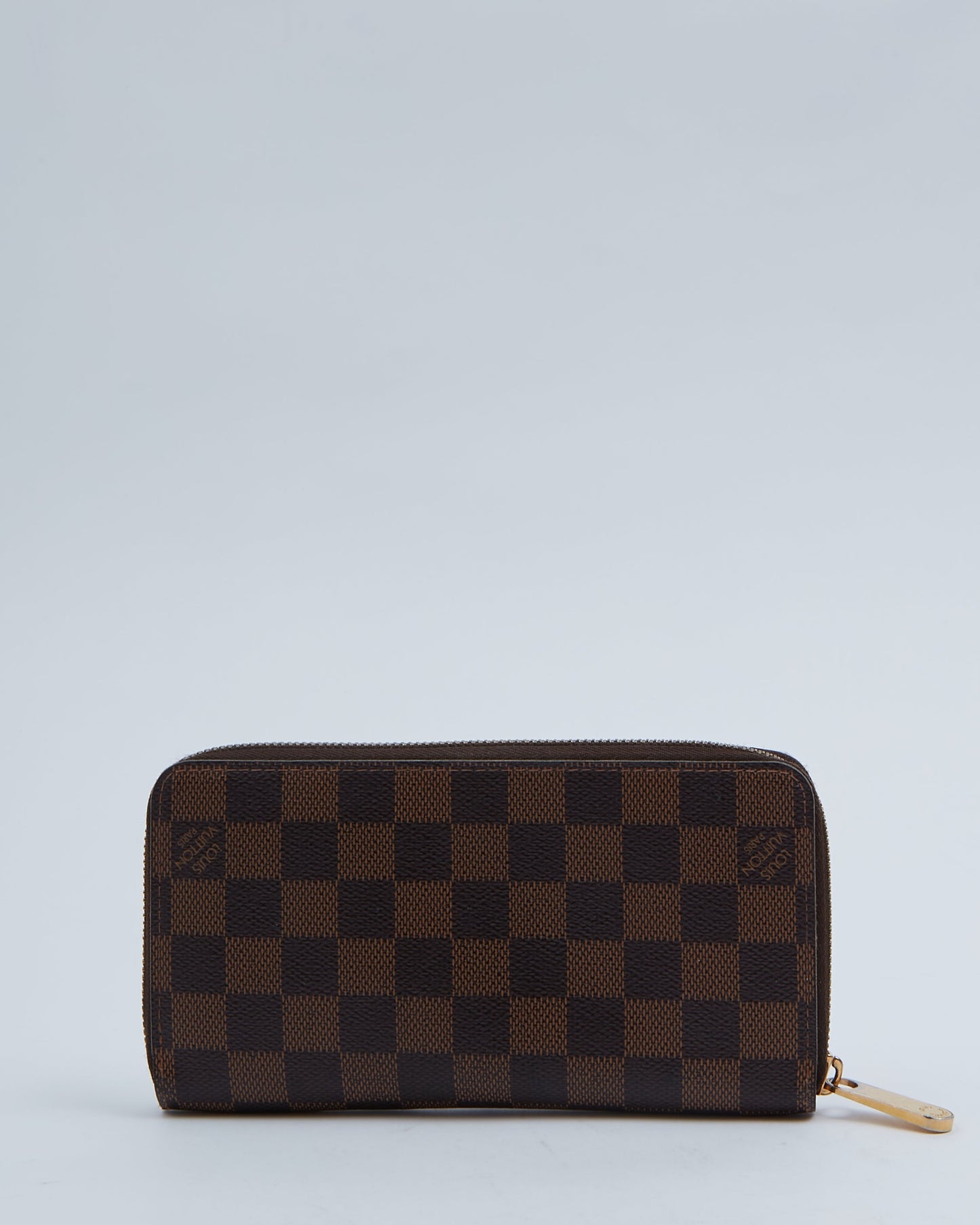 Louis Vuitton Damier Ebene Canvas Zippy Wallet