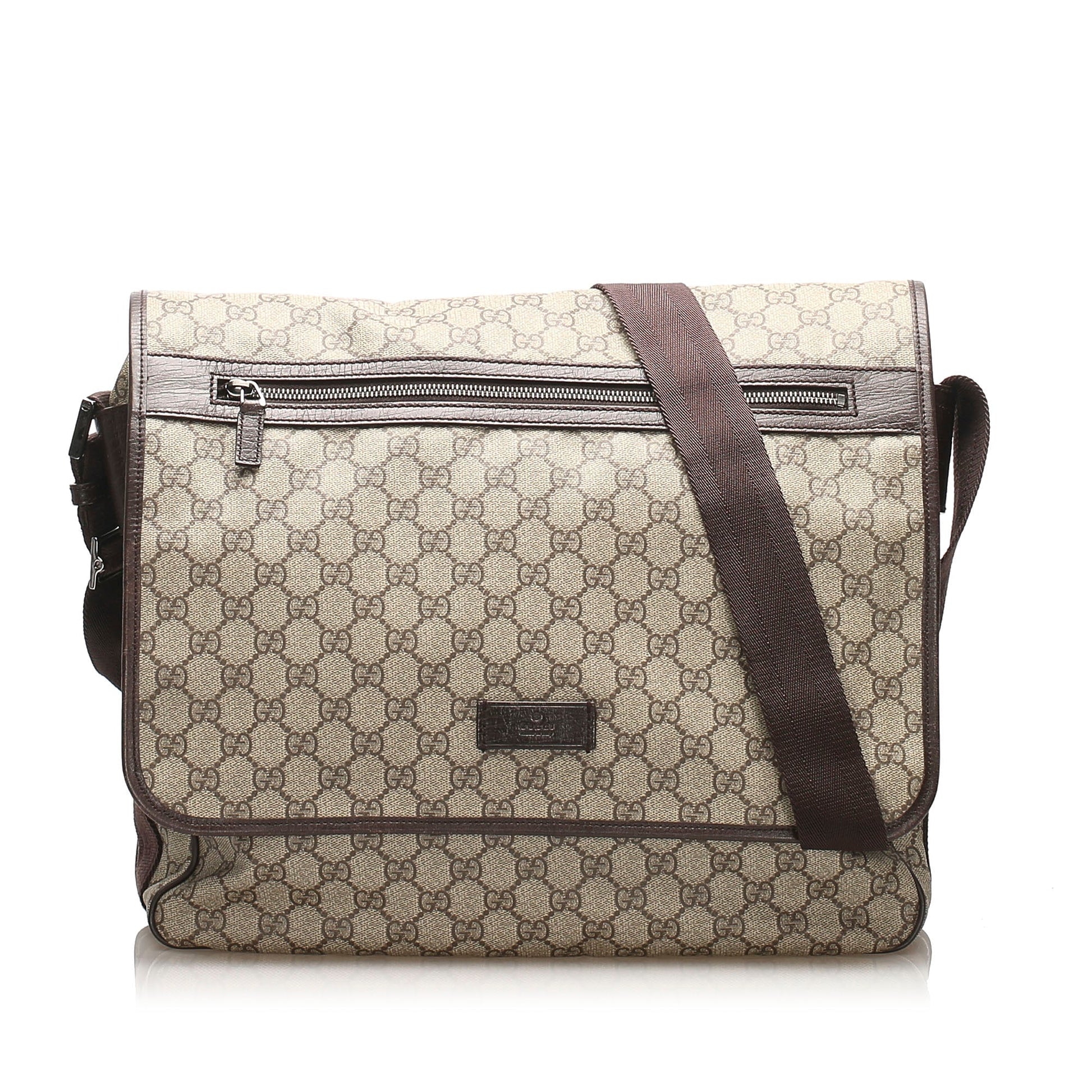 Gucci Leather Canvas Crossbody