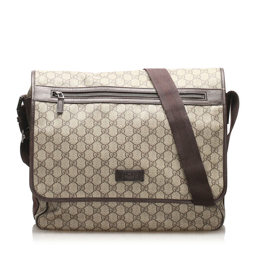 Gucci Leather Canvas Crossbody