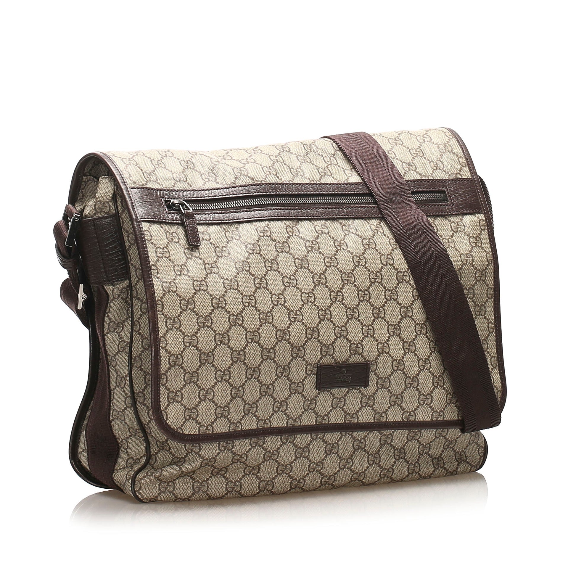 Gucci Leather Canvas Crossbody