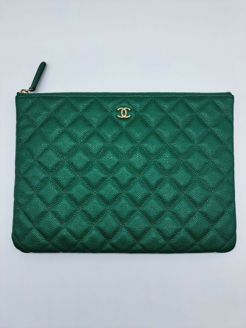 Chanel Quilted Caviar Case