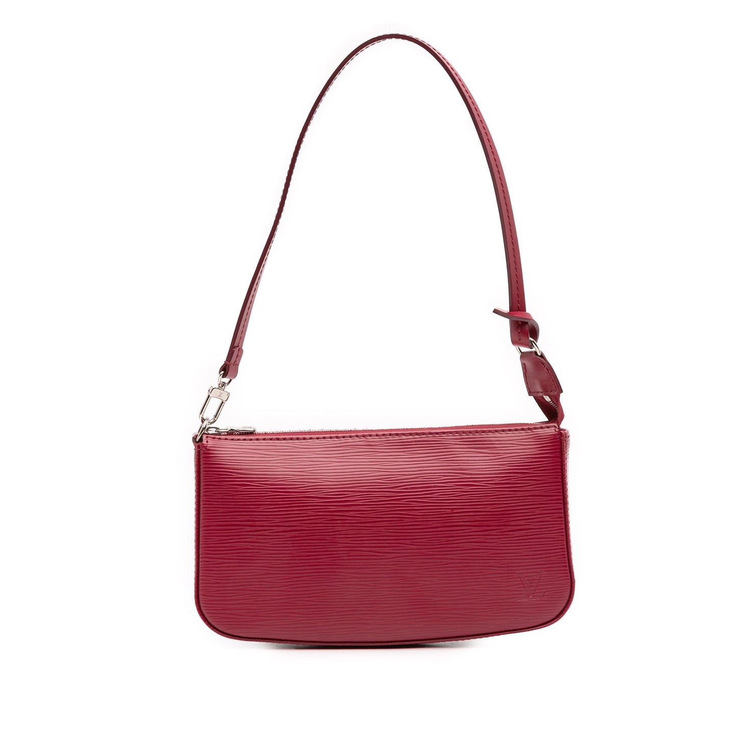 Red Louis Vuitton Epi Pochette Accessoires Shoulder Bag