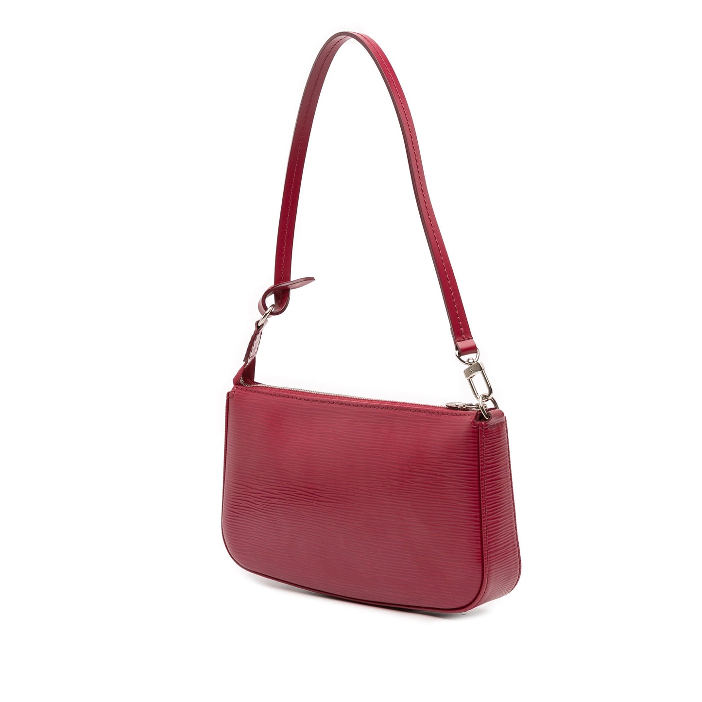 Red Louis Vuitton Epi Pochette Accessoires Shoulder Bag