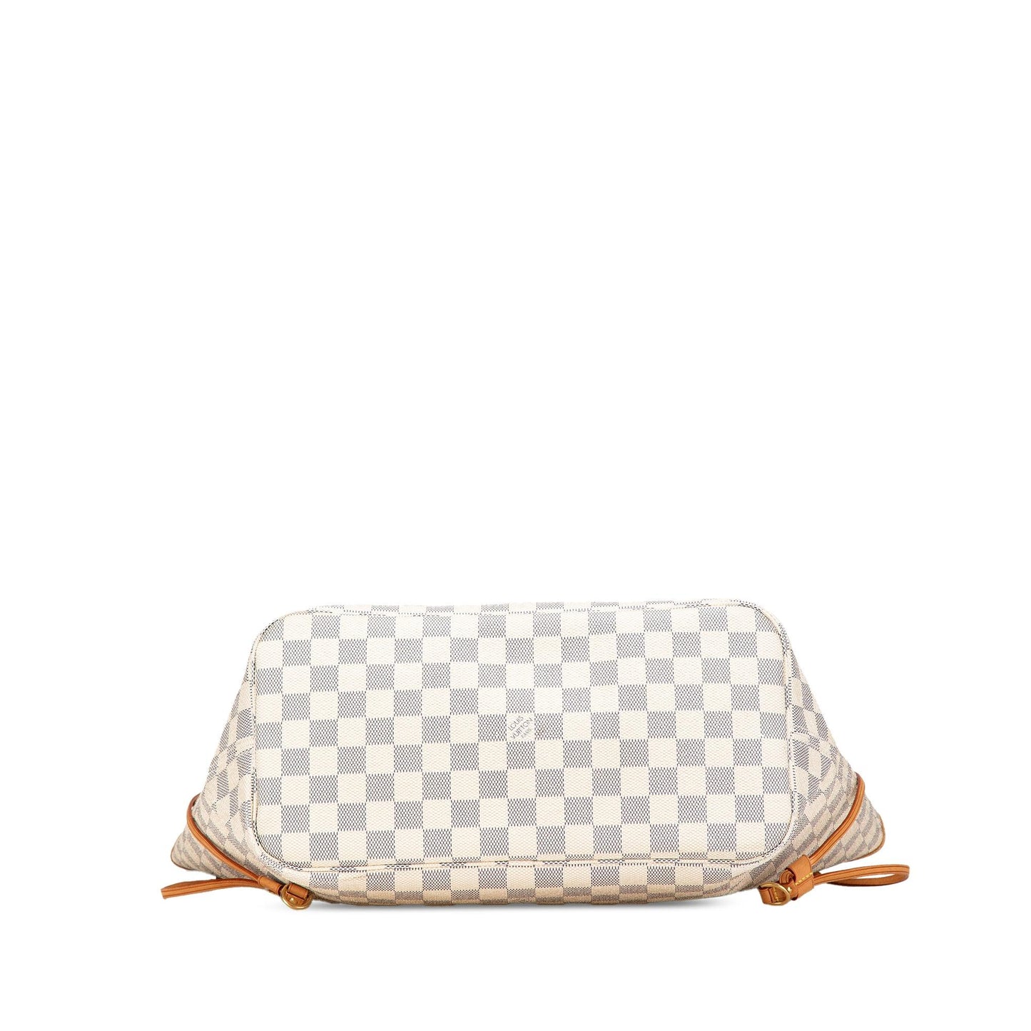 White Louis Vuitton Damier Azur Neverfull MM Tote Bag