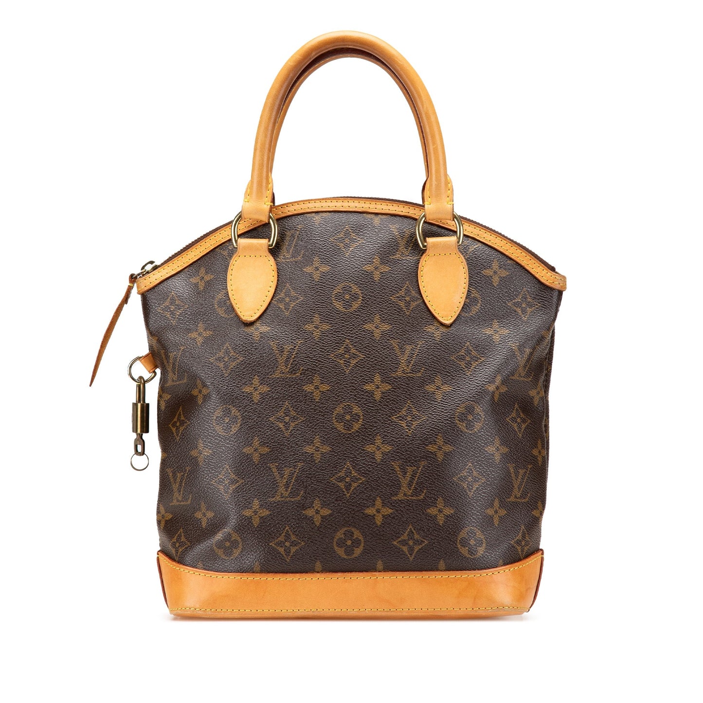 Brown Louis Vuitton Monogram Lockit PM Handbag