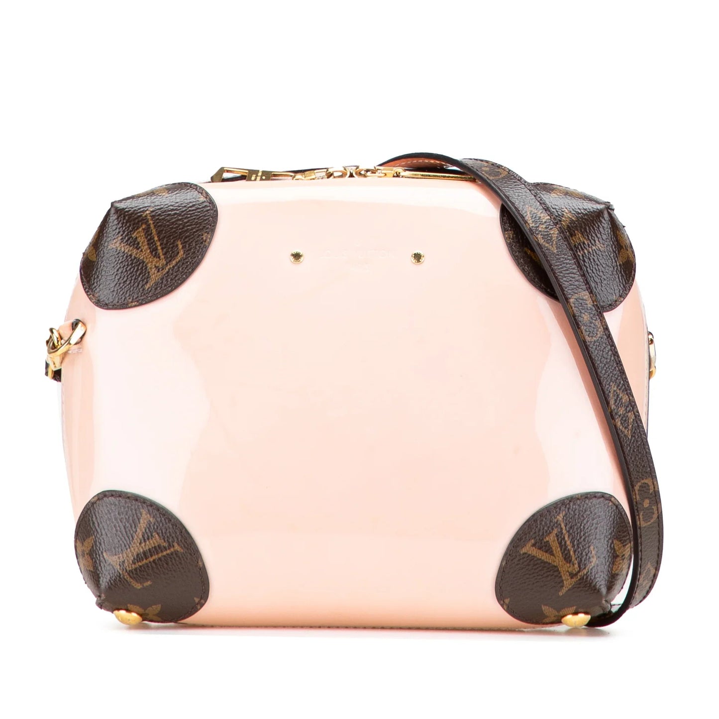 Pink Louis Vuitton Vernis Miroir Venice Crossbody Bag