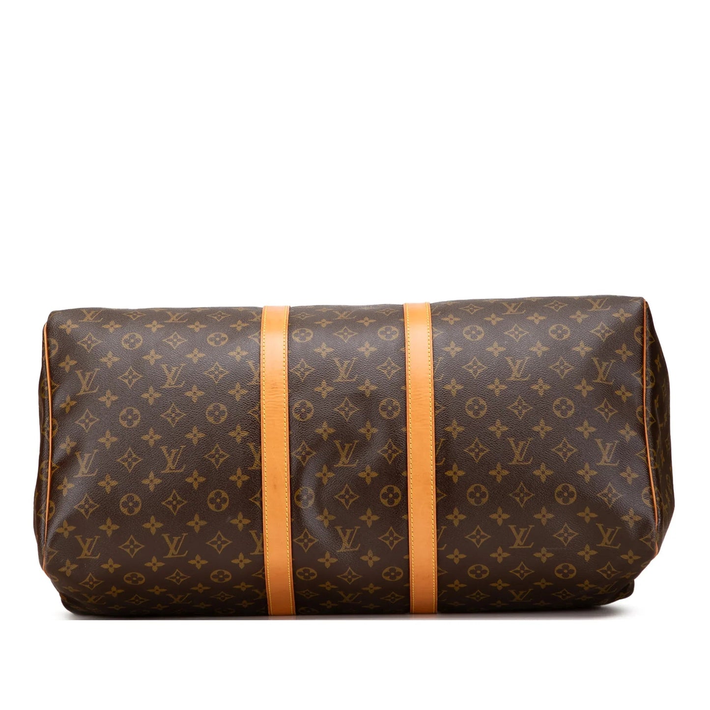 Brown Louis Vuitton Monogram Keepall 55 Travel Bag