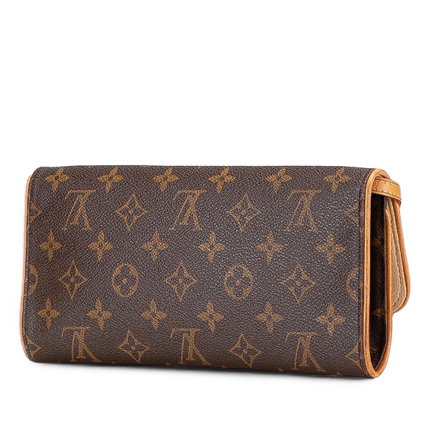 Brown Louis Vuitton Monogram Pochette Twin GM Crossbody Bag