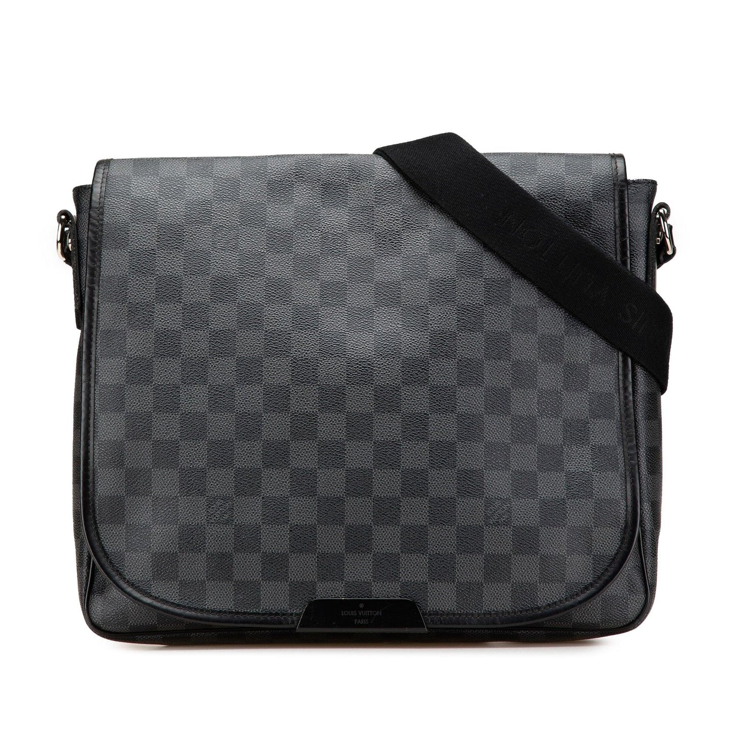 Black Louis Vuitton Damier Graphite Daniel MM Crossbody Bag