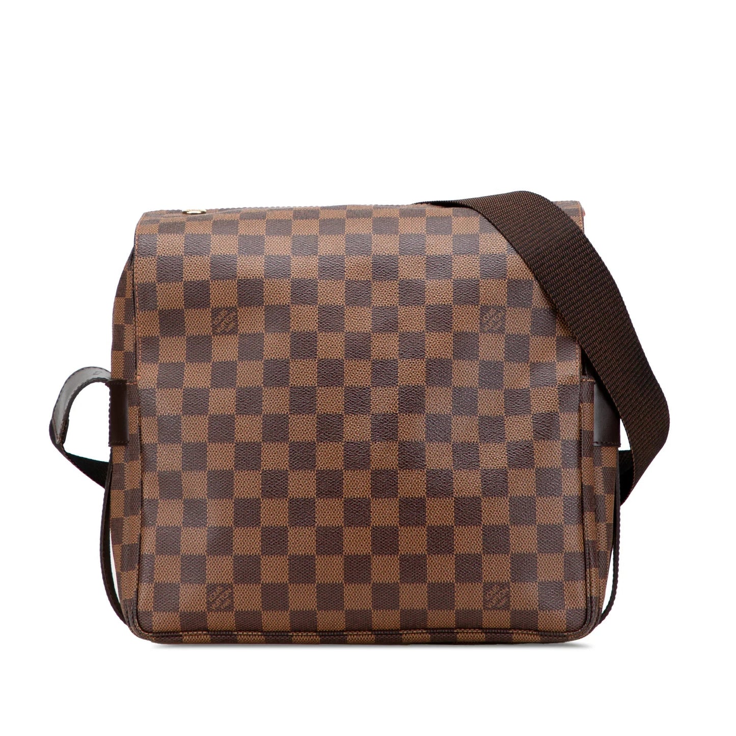 Brown Louis Vuitton Damier Ebene Naviglio Crossbody Bag