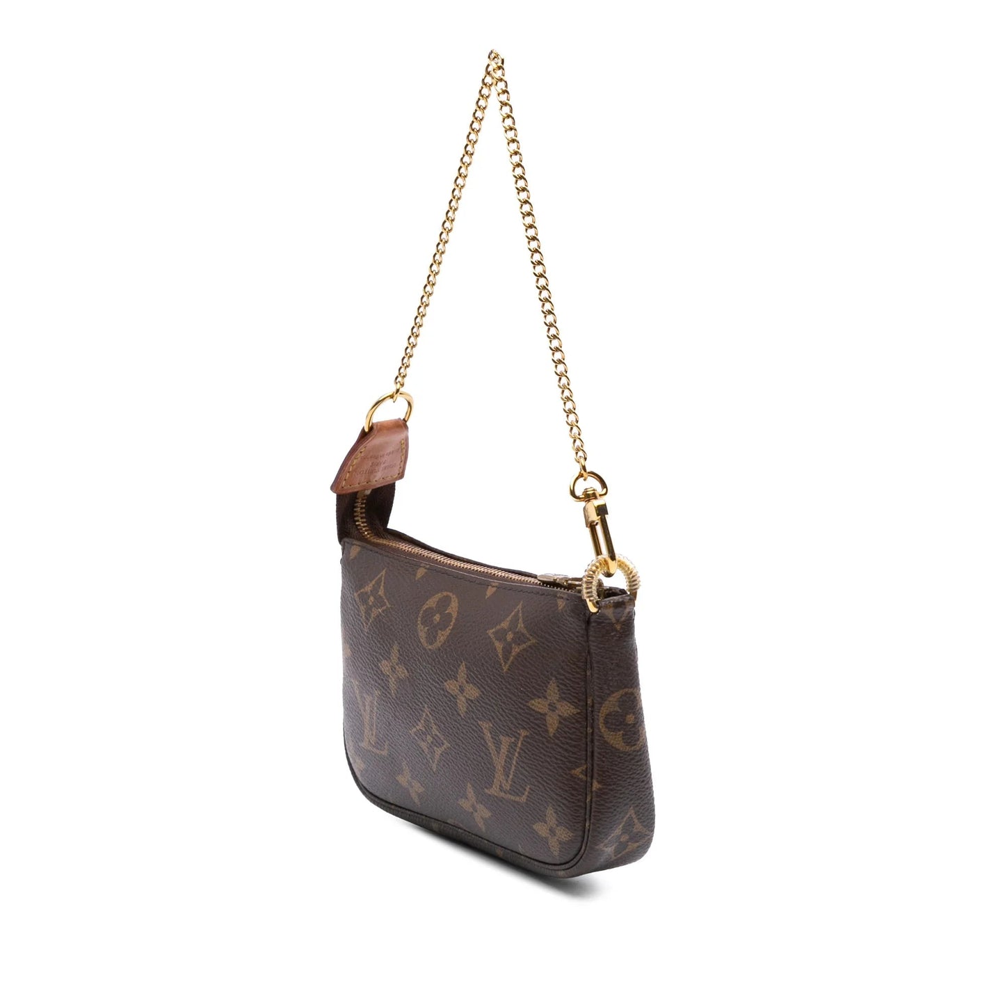Brown Louis Vuitton Monogram Mini Pochette Accessoires Handbag