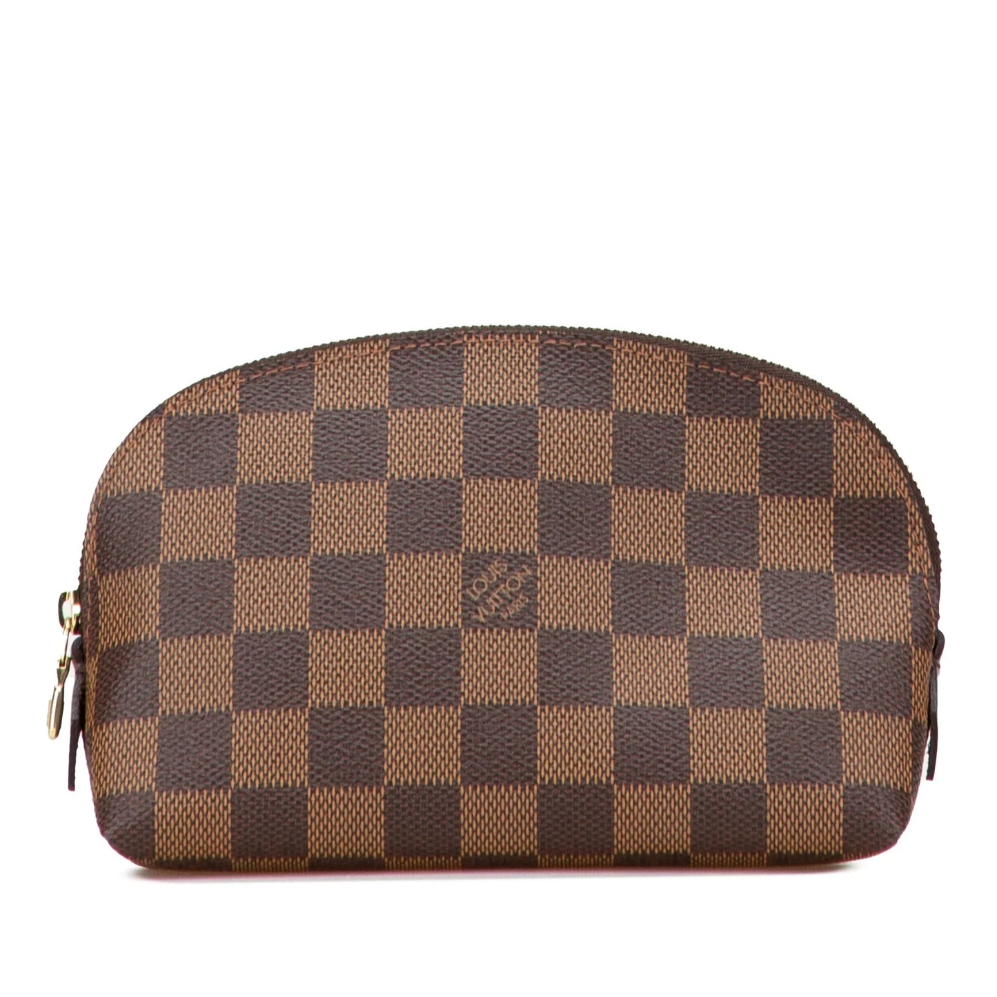 Brown Louis Vuitton Damier Ebene Cosmetic Pouch PM