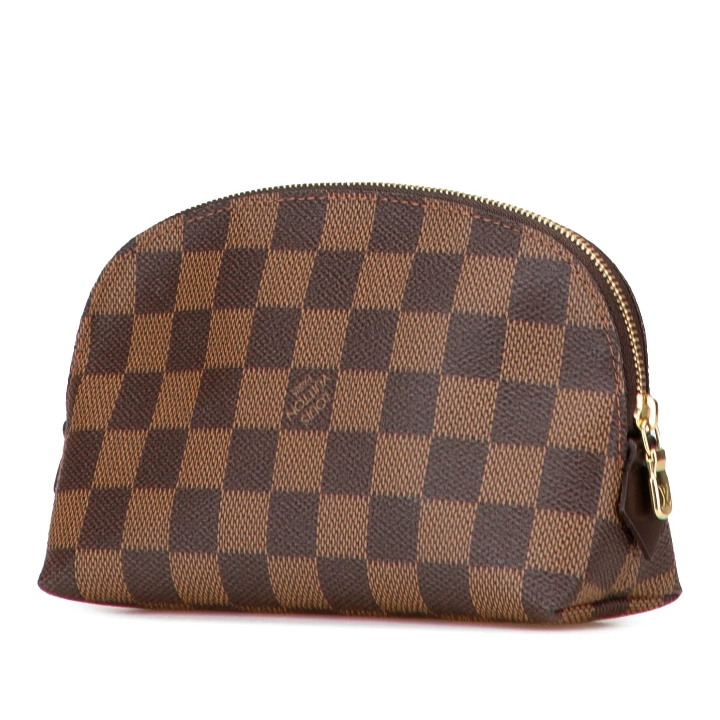Brown Louis Vuitton Damier Ebene Cosmetic Pouch PM