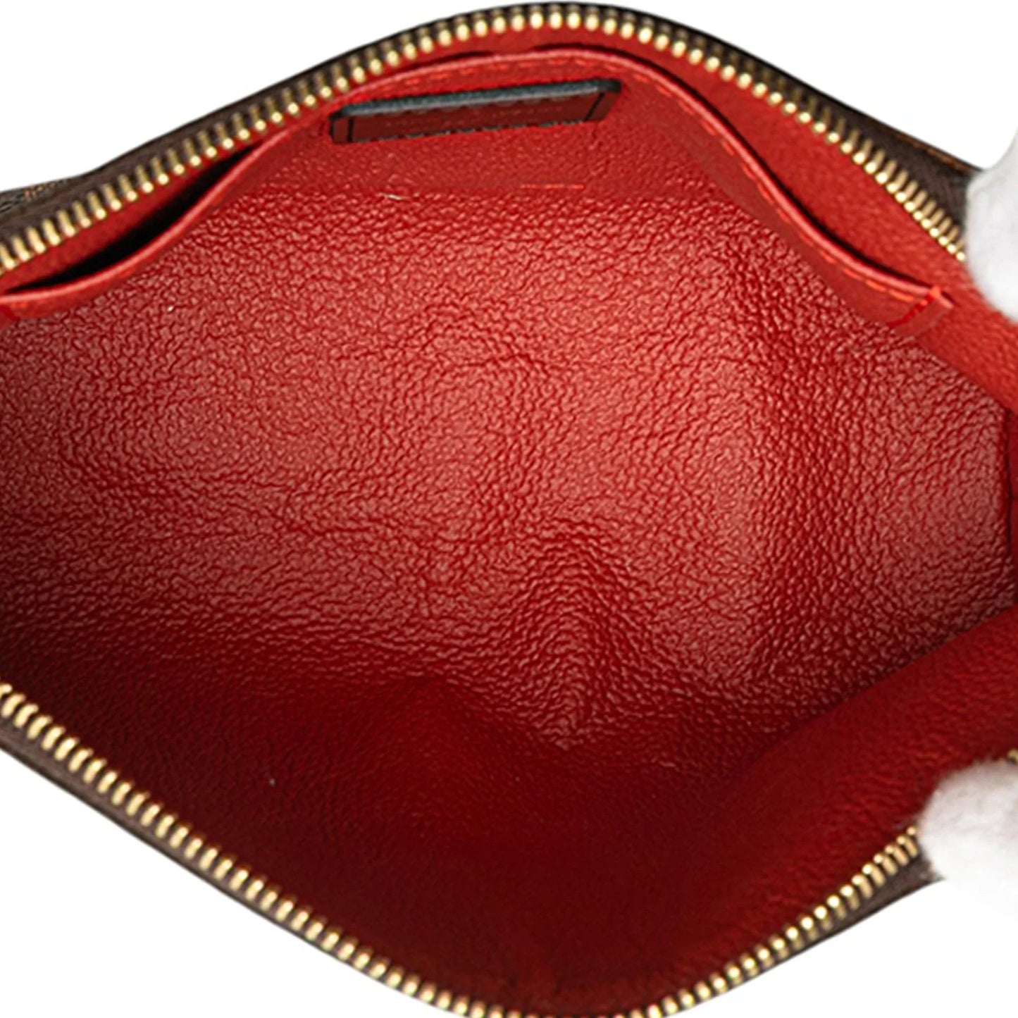 Brown Louis Vuitton Damier Ebene Cosmetic Pouch PM