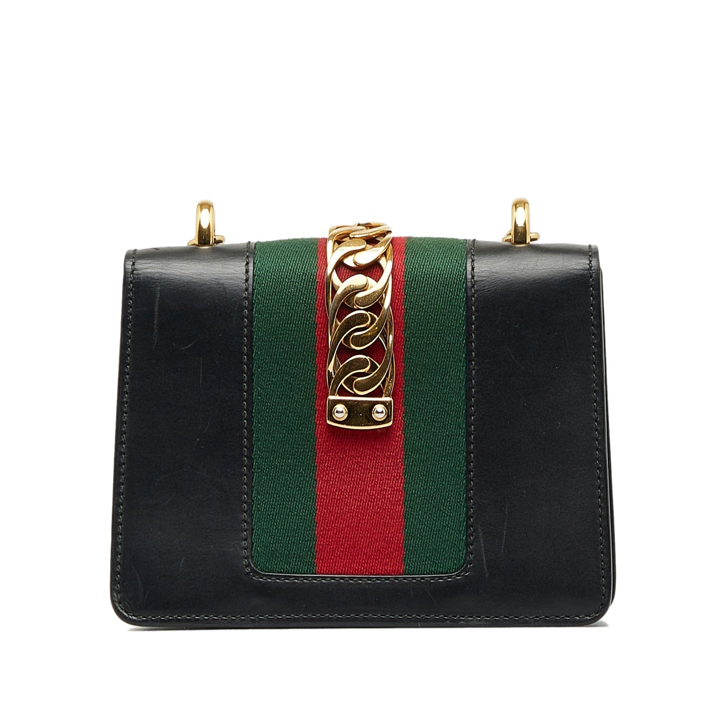 Gucci Sylvie Leather Chain Crossbody
