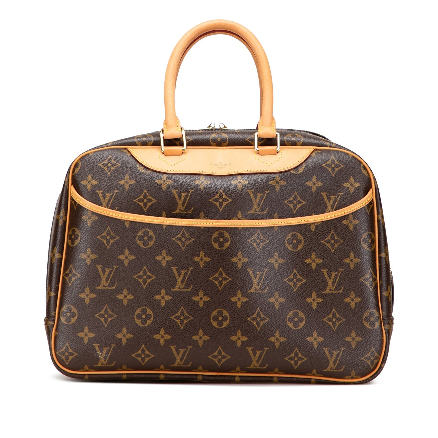 Brown Louis Vuitton Monogram Deauville Handbag
