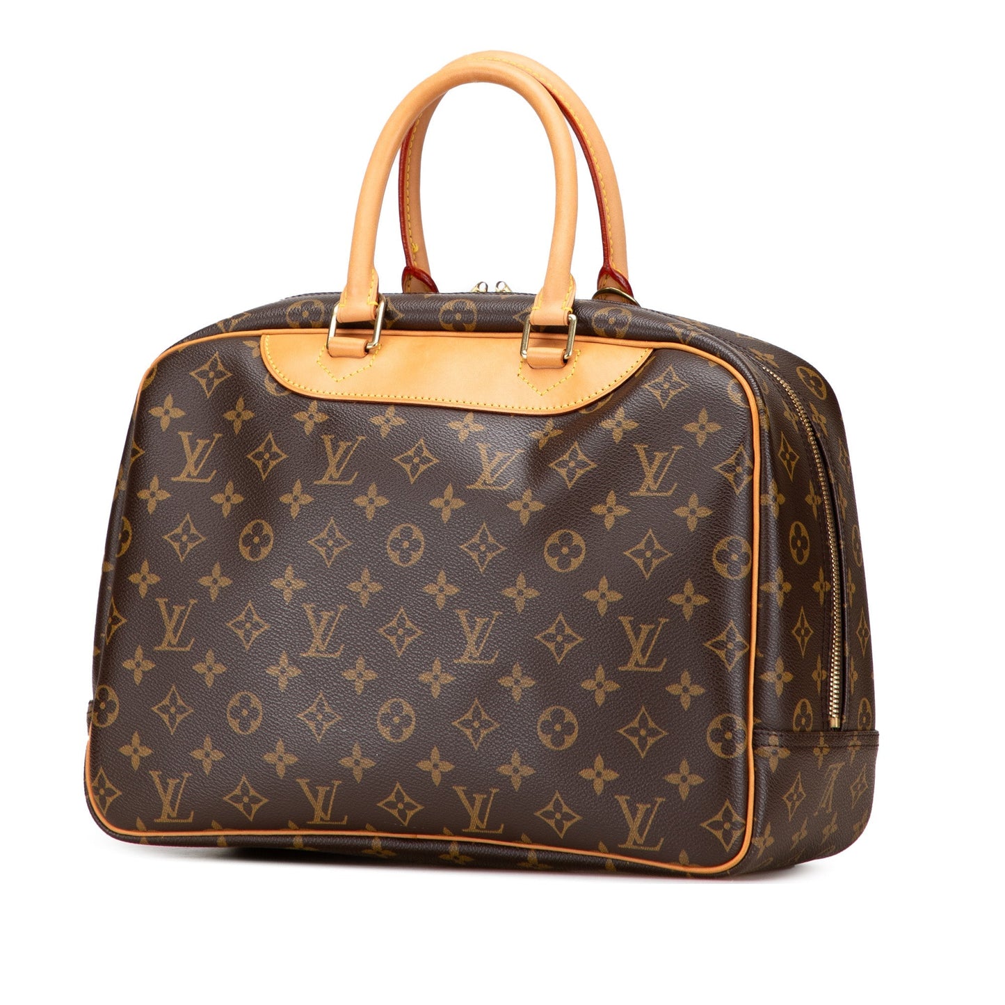 Brown Louis Vuitton Monogram Deauville Handbag