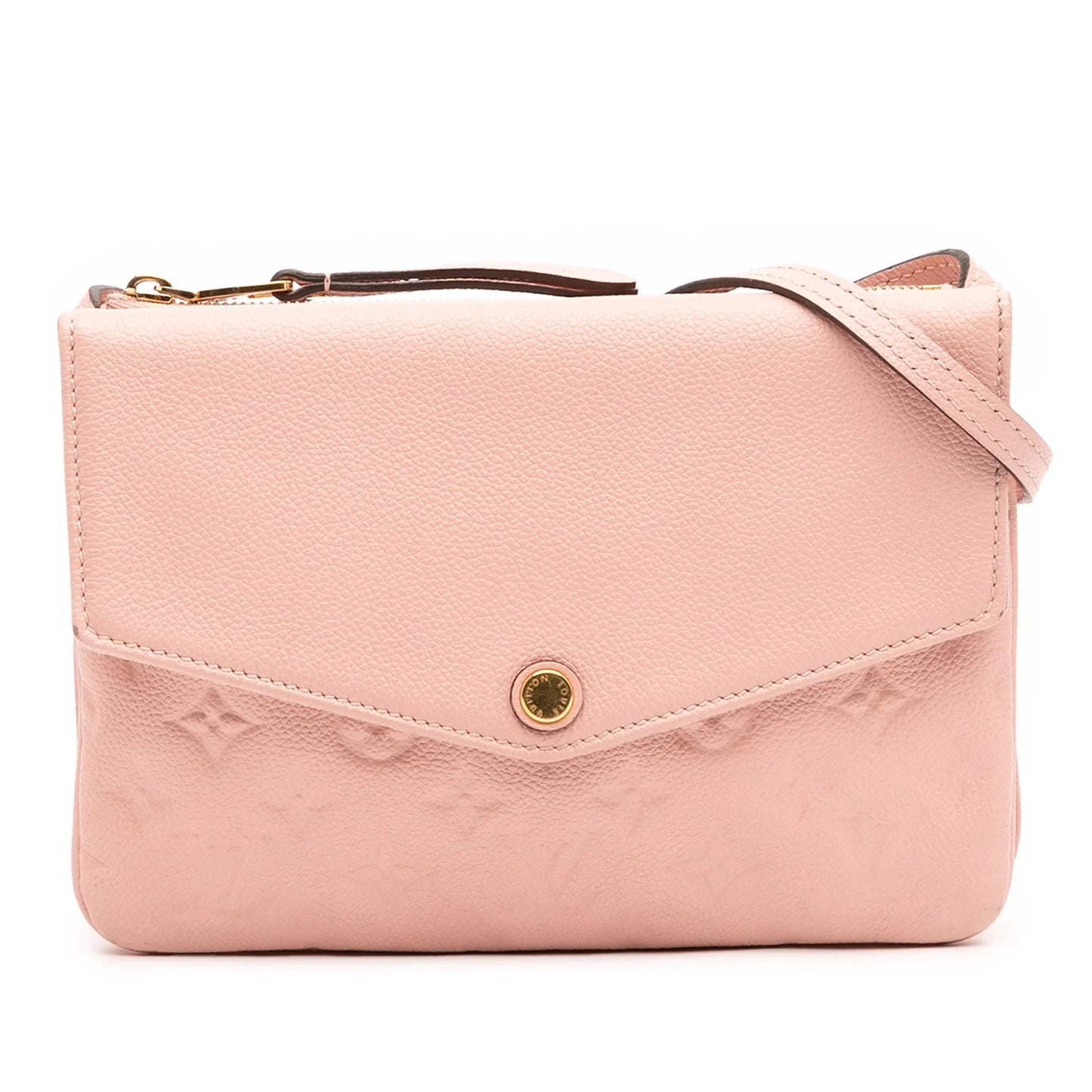 Pink Louis Vuitton Monogram Empreinte Twice Crossbody Bag