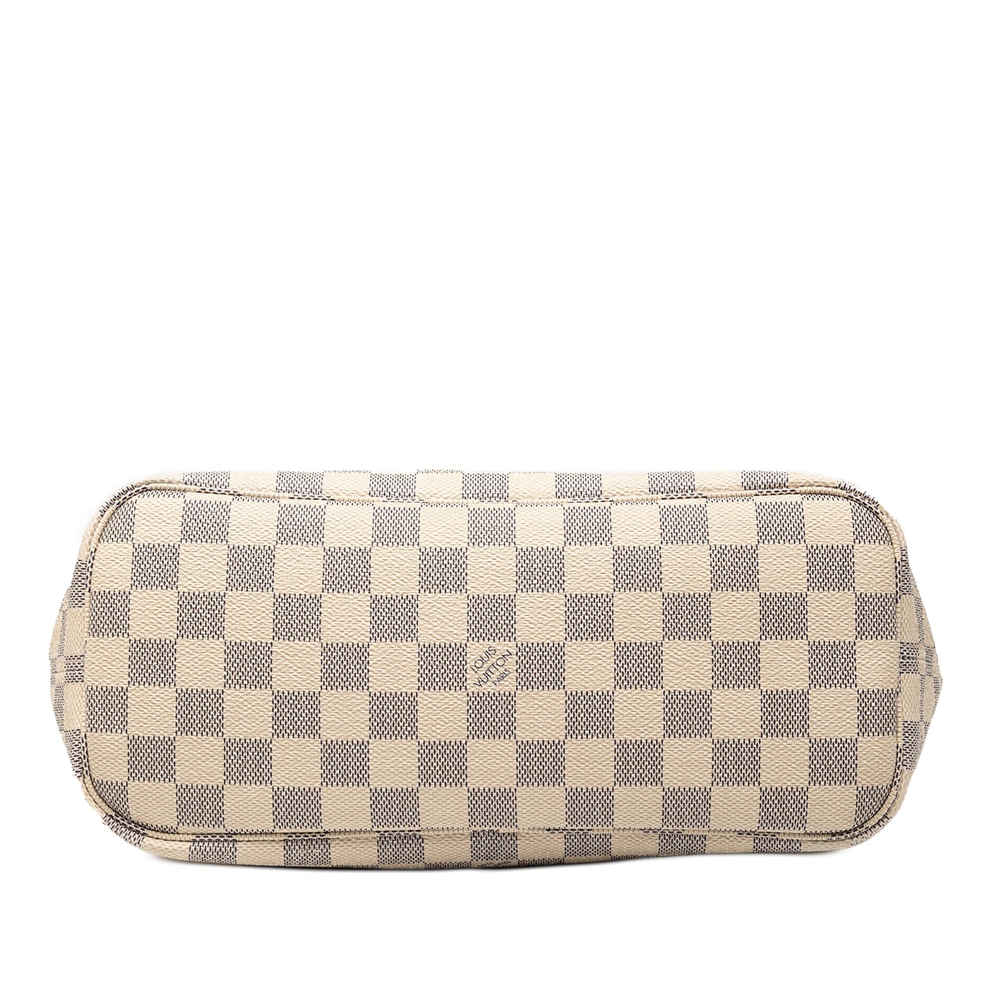 White Louis Vuitton Damier Azur Neverfull PM Tote Bag