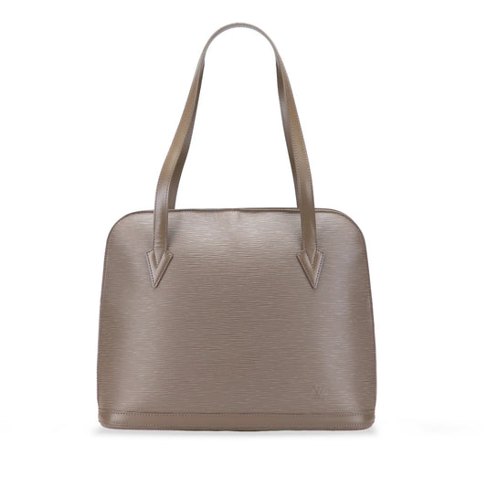Brown Louis Vuitton Epi Lussac Shoulder Bag