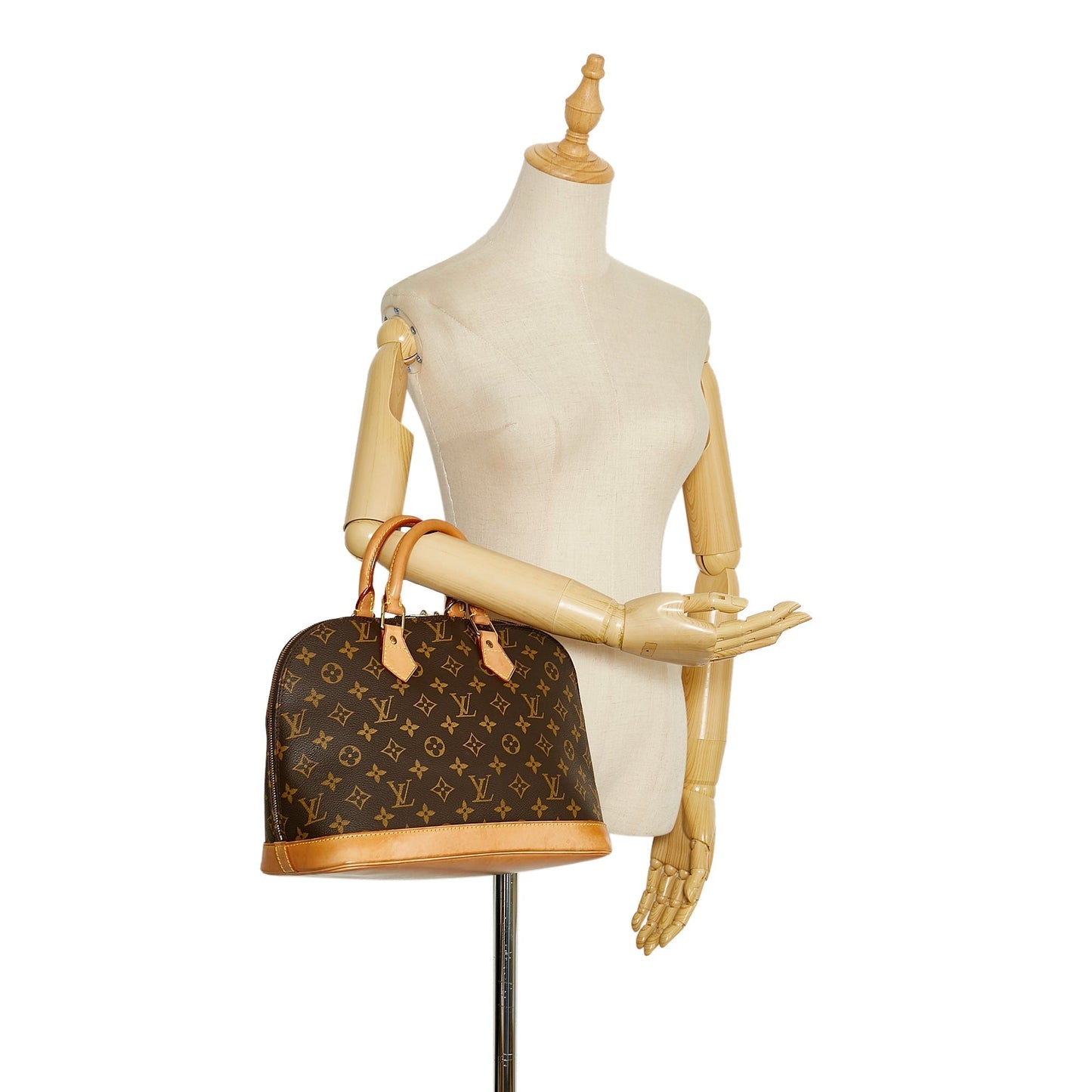 LOUIS VUITTON Alma Monogram Canvas PM Handbag