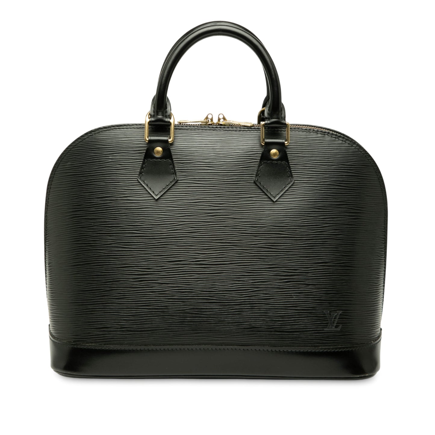 Black Louis Vuitton Epi Alma PM Handbag