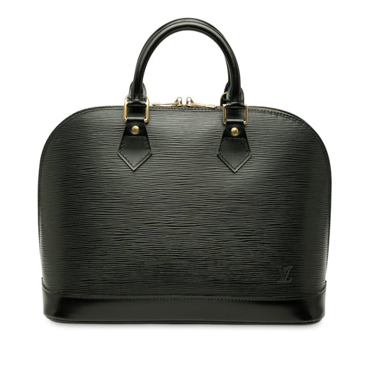 Black Louis Vuitton Epi Alma PM Handbag