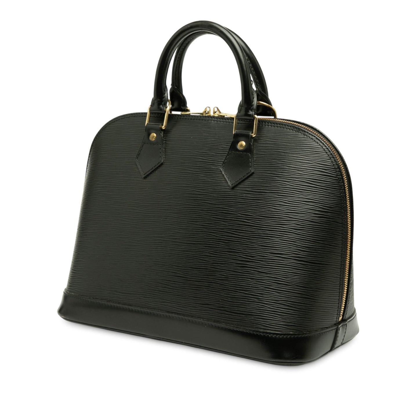 Black Louis Vuitton Epi Alma PM Handbag