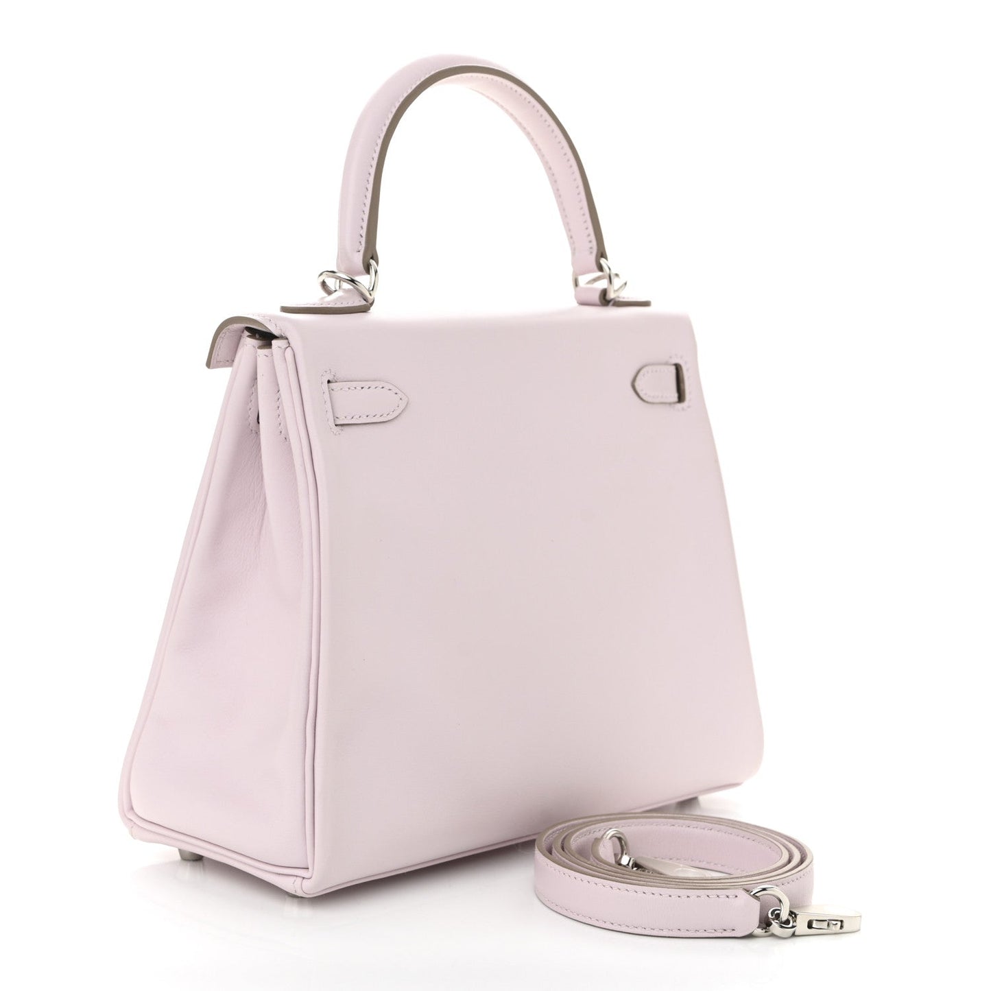 Hermes Swift Kelly Retourne 25 Mauve Pale