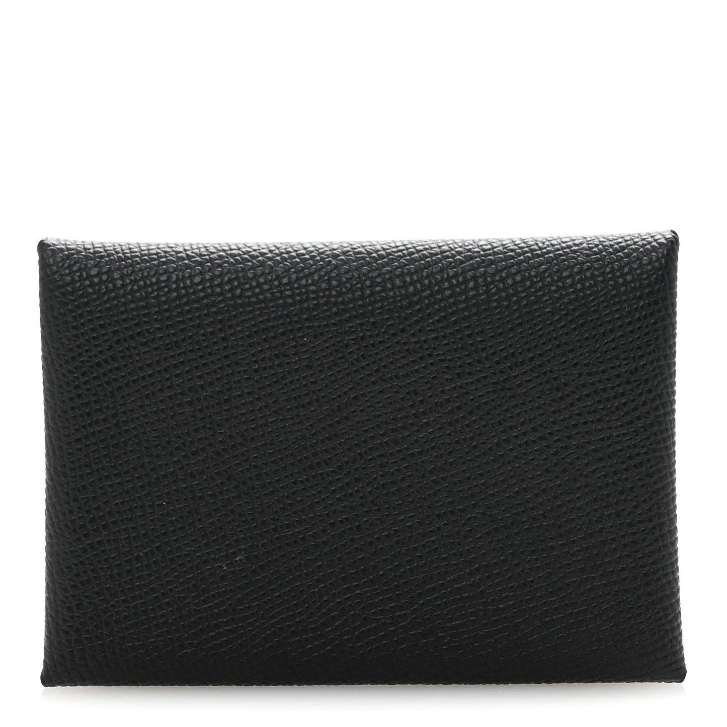 Hermes Epsom Calvi Duo Card Case Black