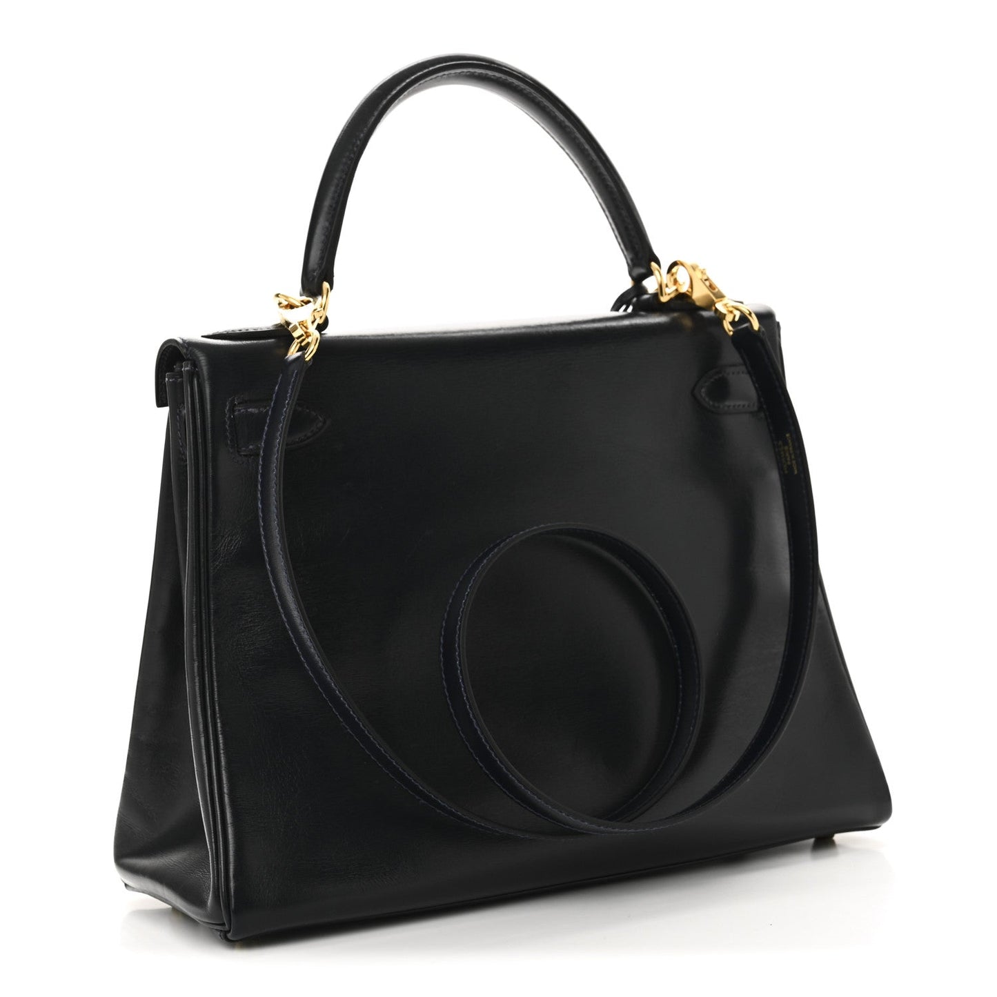 Hermes Box Kelly Retourne 28 Indigo