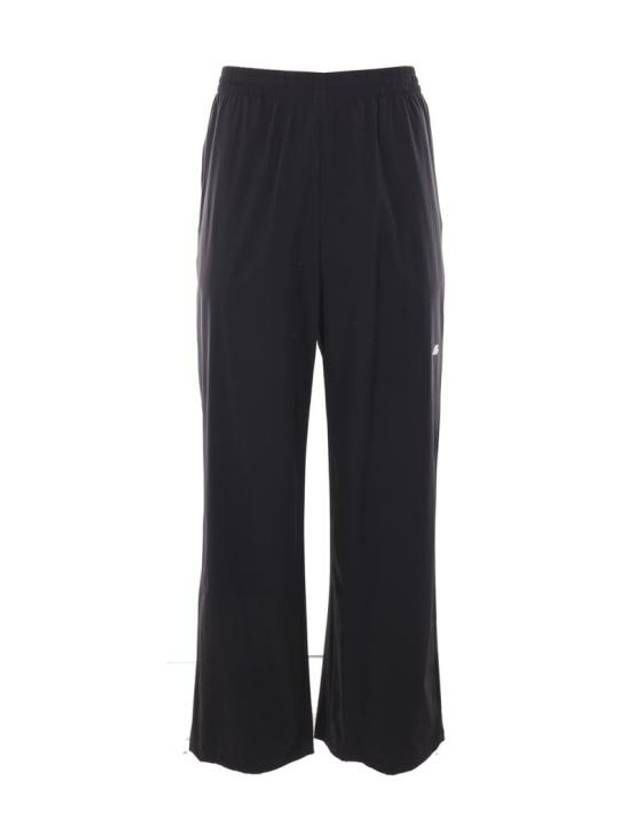 Luxury Balenciaga Trending 2026 Logo Print Track Pants Black