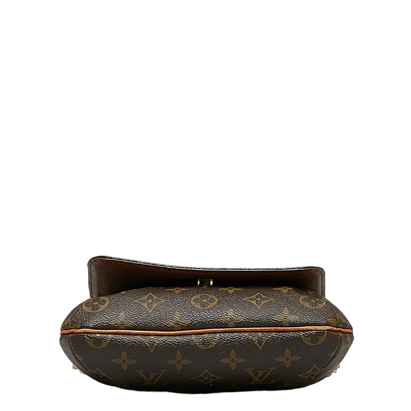 Louis Vuitton Monogram Musée Salsa Long Shoulder Bag M51387 Brown PVC Leather Louis Vuitton