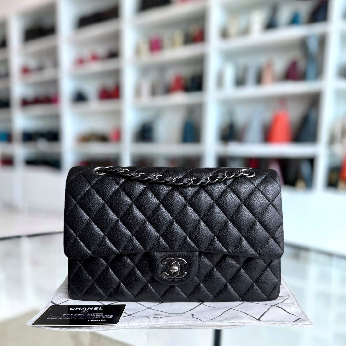 Chanel Classic Flap Medium Shoulder Bag - EworeBags
