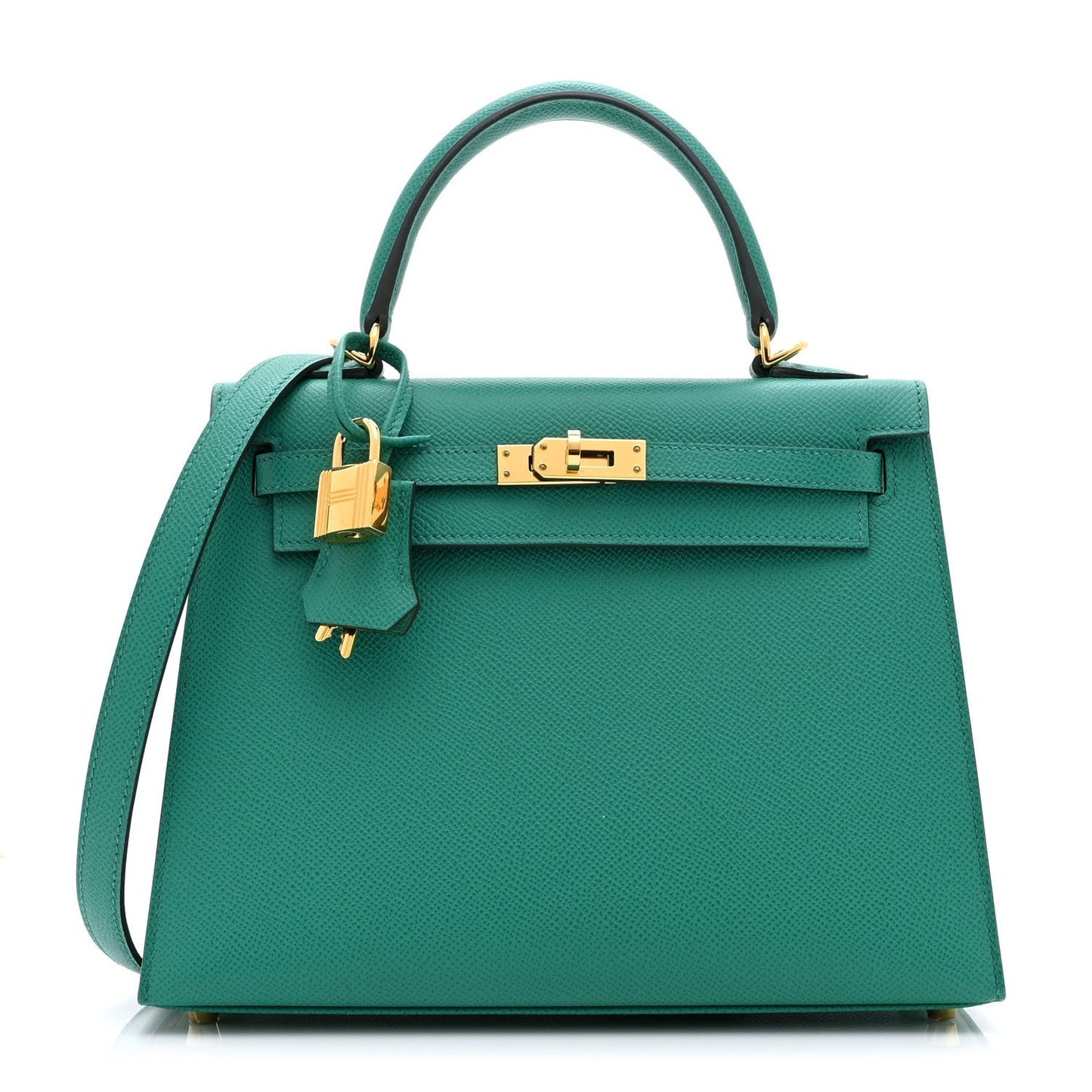 Hermes Epsom Kelly Sellier 25 Vert Vertigo