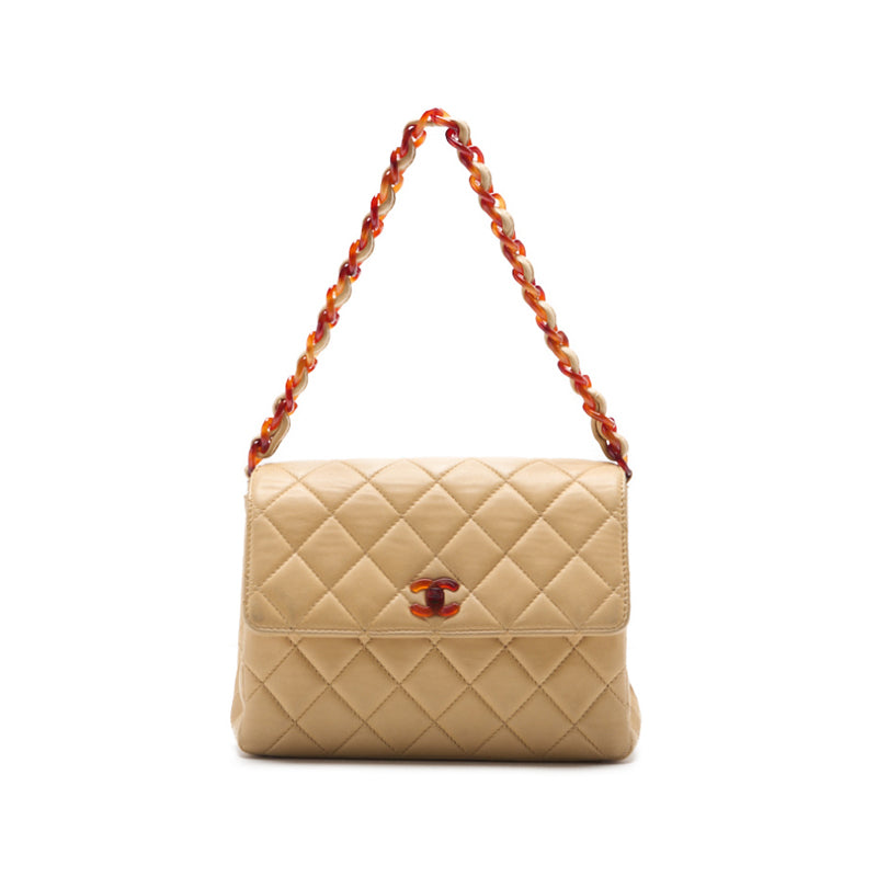 CHANEL CHANEL mattresses handbags flat chain handbags ram ss beige (g ) s bag mini shoulder bag ladies bag hybrid ? Ship? Jaipur mountain bookstore online