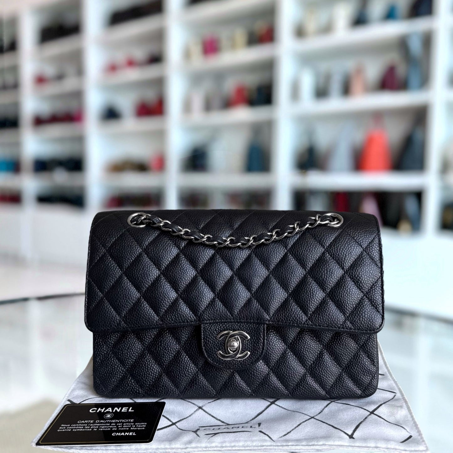 Chanel Classic Flap Medium Shoulder Bag - EworeBags